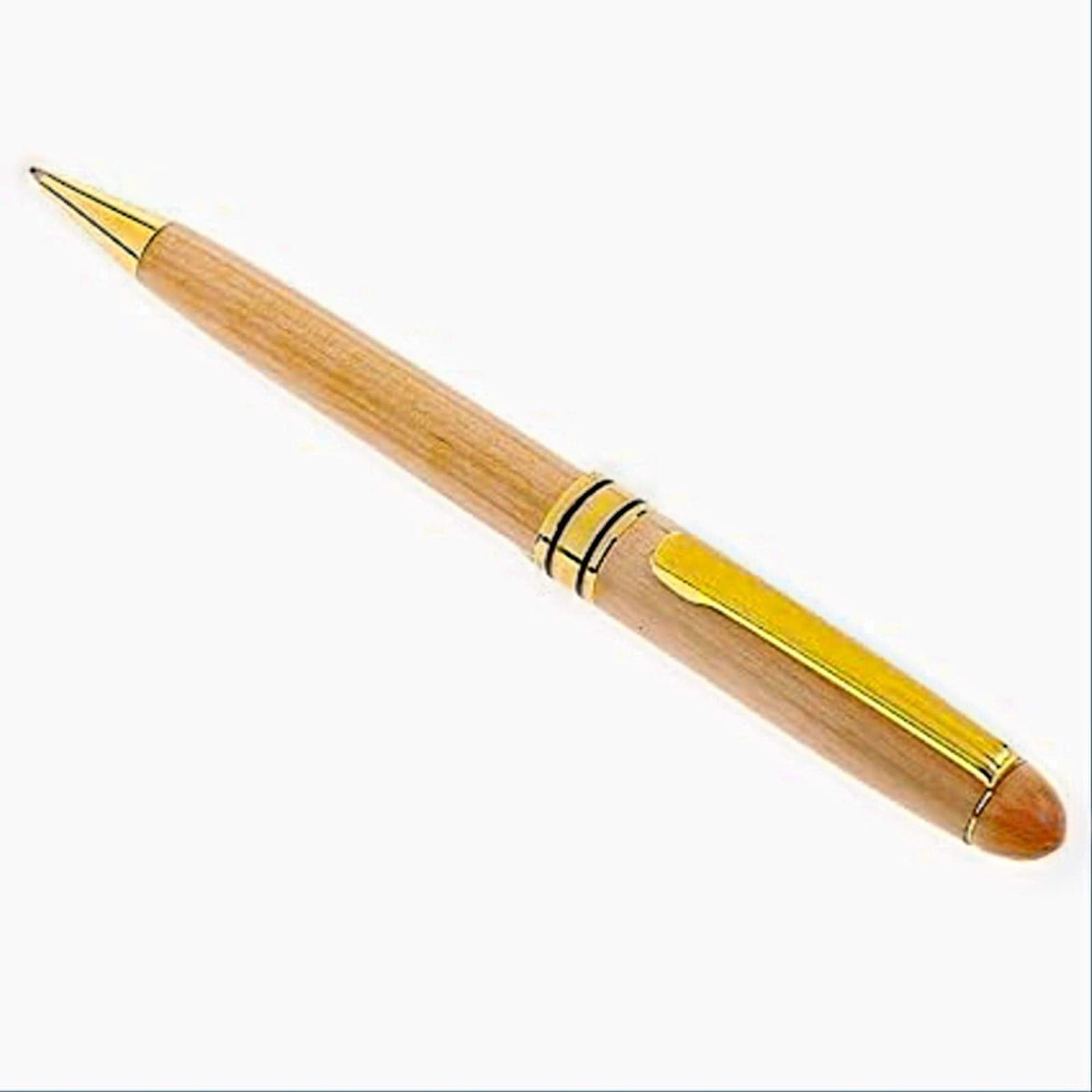 Premium Cap Rotation Bamboo Pen