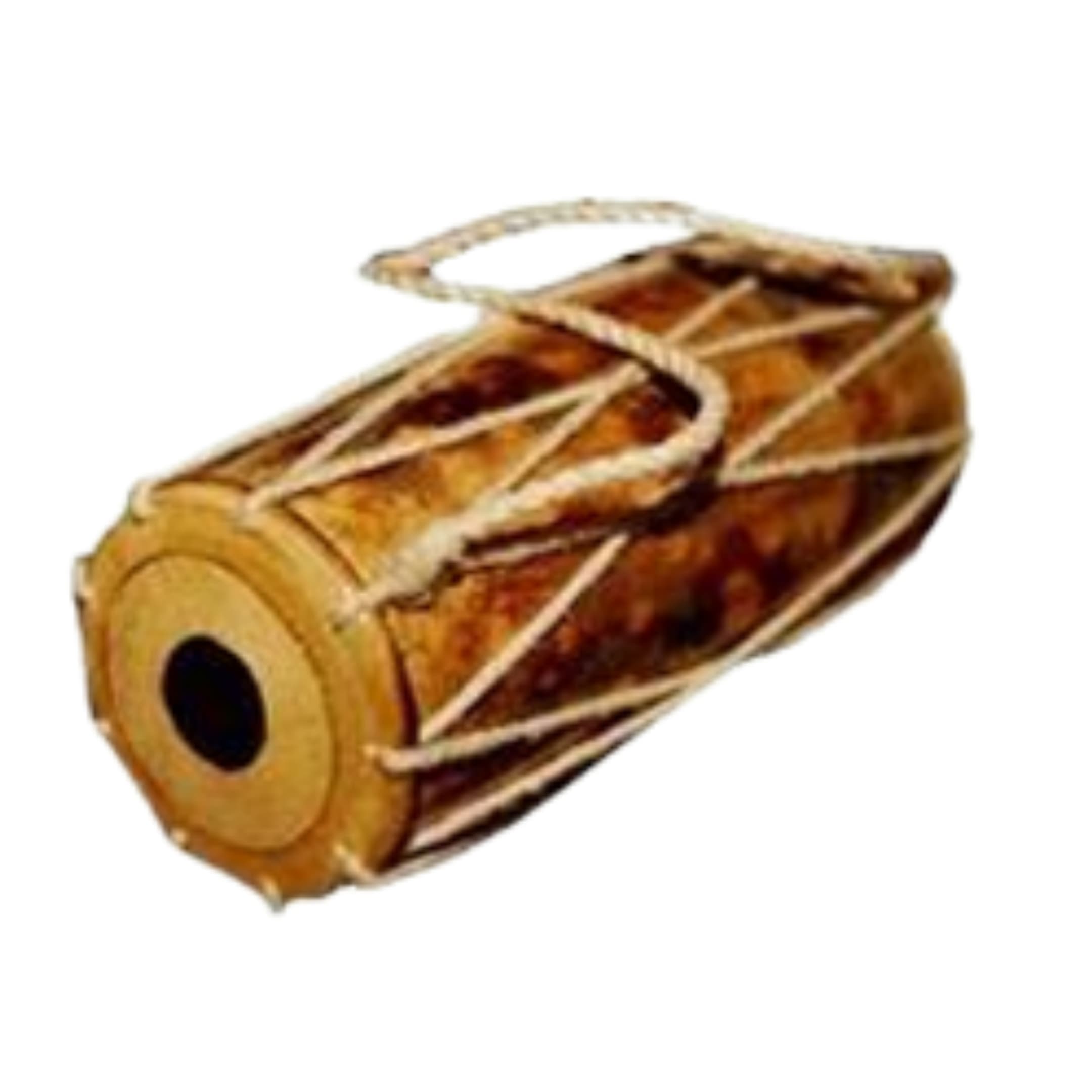 Bamboo Dholak (2" X 2" X 5")