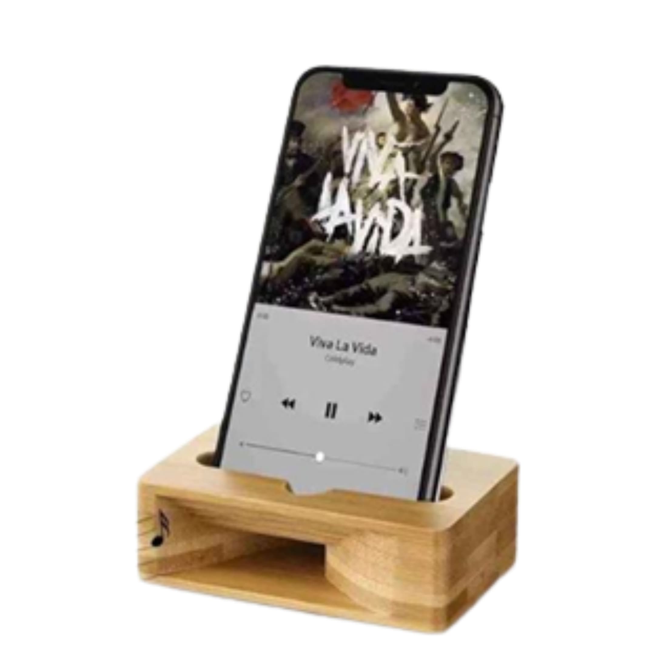 Bamboo Sound Amplifier & Mobile Holder