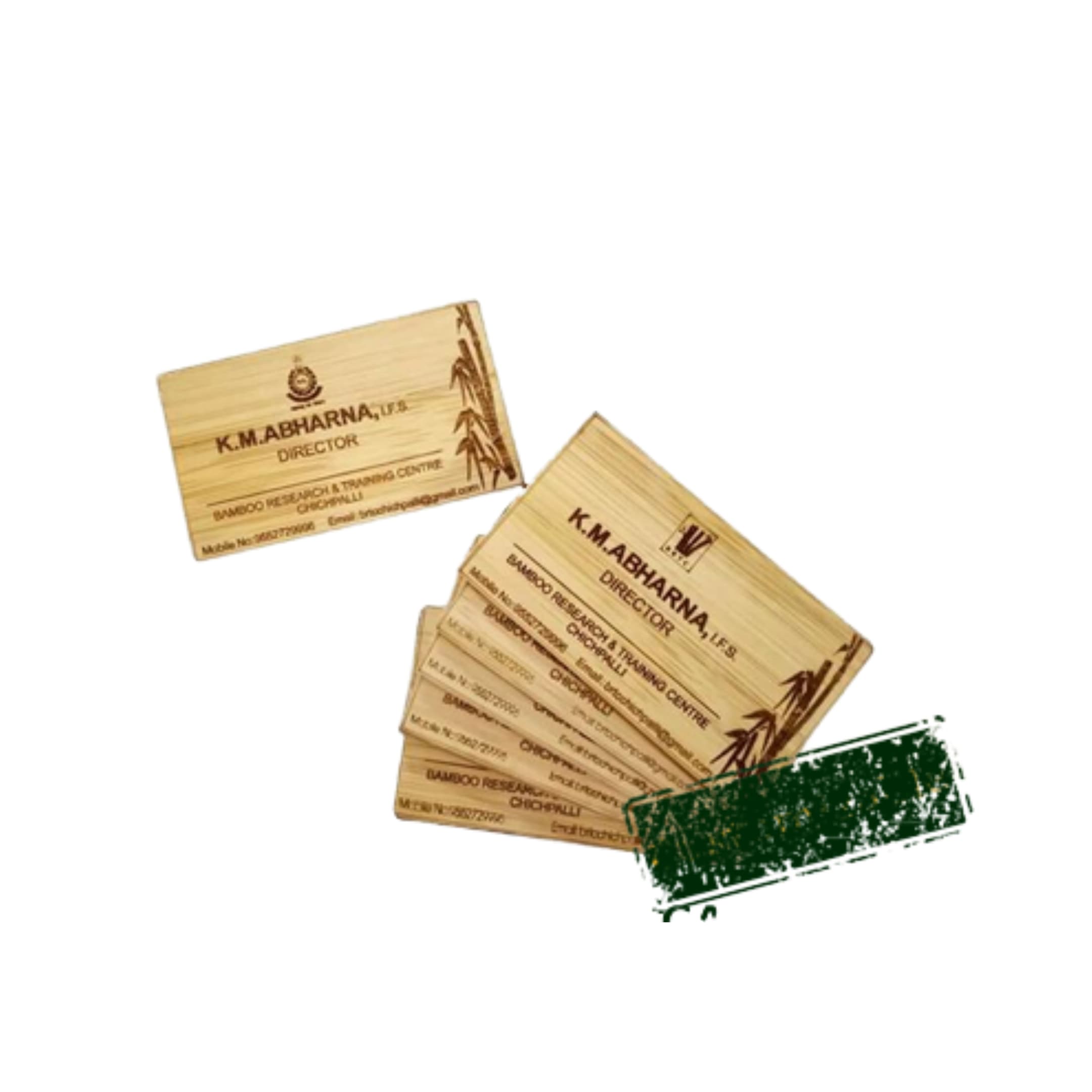 Bamboo Visiting Cards (3.5" X 2")