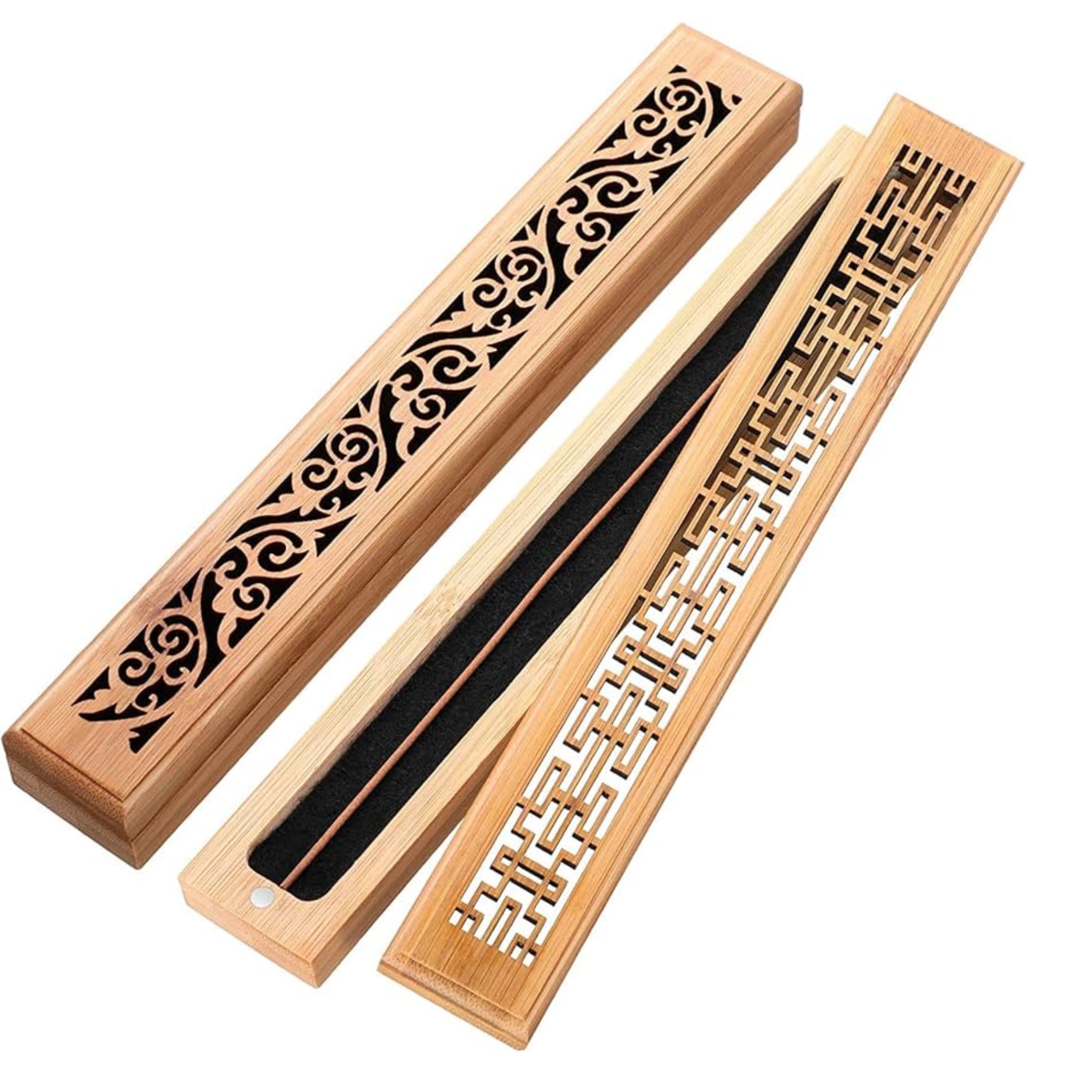 Incense Stick Holder with Non-Burning Cloth (9" X 1.3")