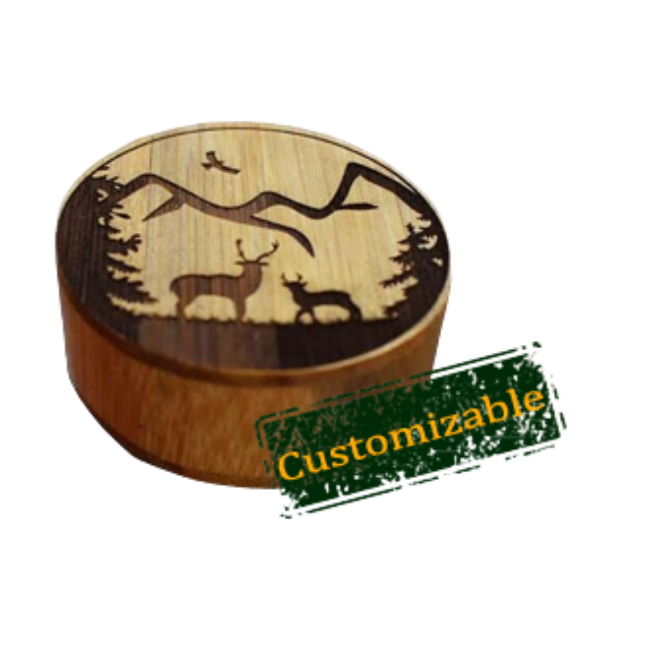 Bamboo Paperweight (3" X 1")