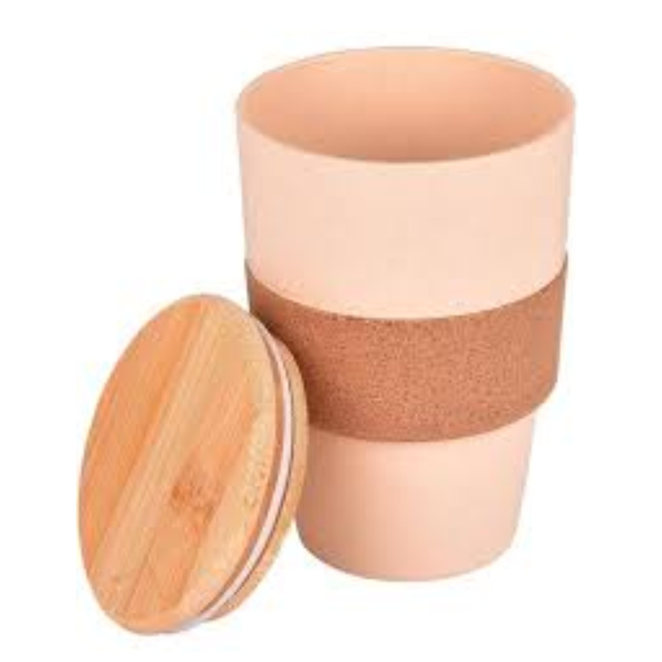 Eco Cup - Wheat Fiber with Bamboo Lid (350ML)
